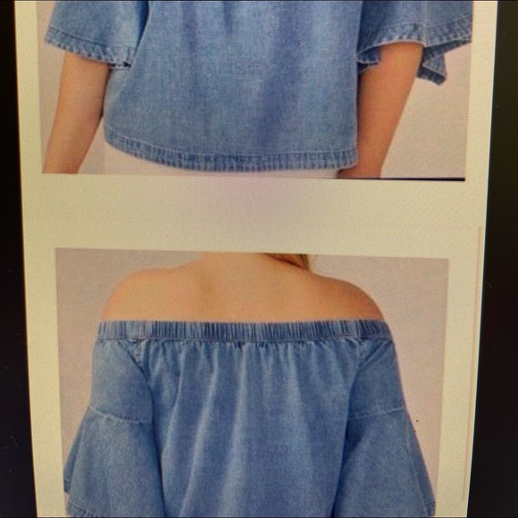 Used lane Bryant Jean blouse - Picture 2 of 2